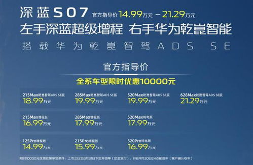 深蓝s07一套智驾贵2万,比大疆值吗