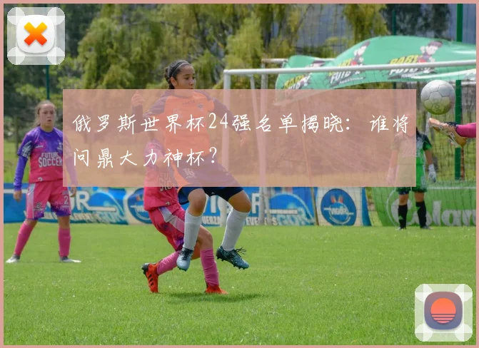俄罗斯世界杯24强名单揭晓:谁将问鼎大力神杯?