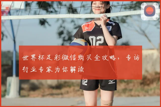 世界杯足彩微信购买全攻略,专访行业专家为你解读